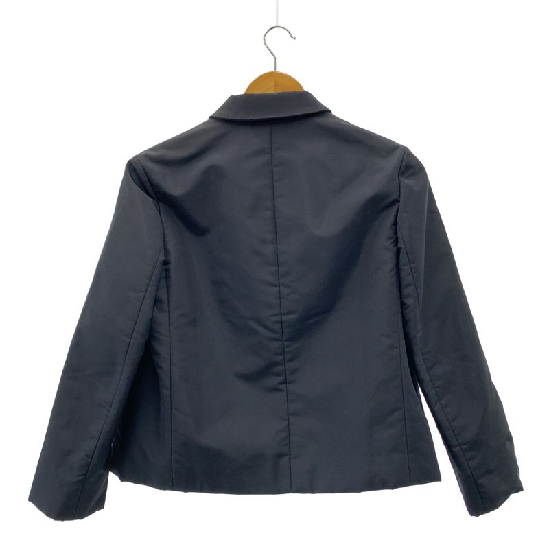 Prada | 2019 | Silk-blend 3B Tailored Jacket | 38 | Navy | Women