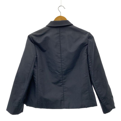 Prada | 2019 | Silk-blend 3B Tailored Jacket | 38 | Navy | Women