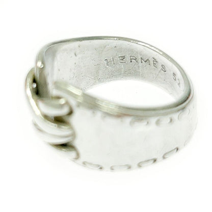 Hermes Silver Mexico Ring 52 7.8g 925 Engraved 370030 Ring with Box