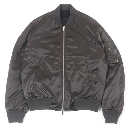 DIOR Homme 19AW 943c437a4656 Saddle Pocket Logo Embroidery MA-1 Bomber Jacket
