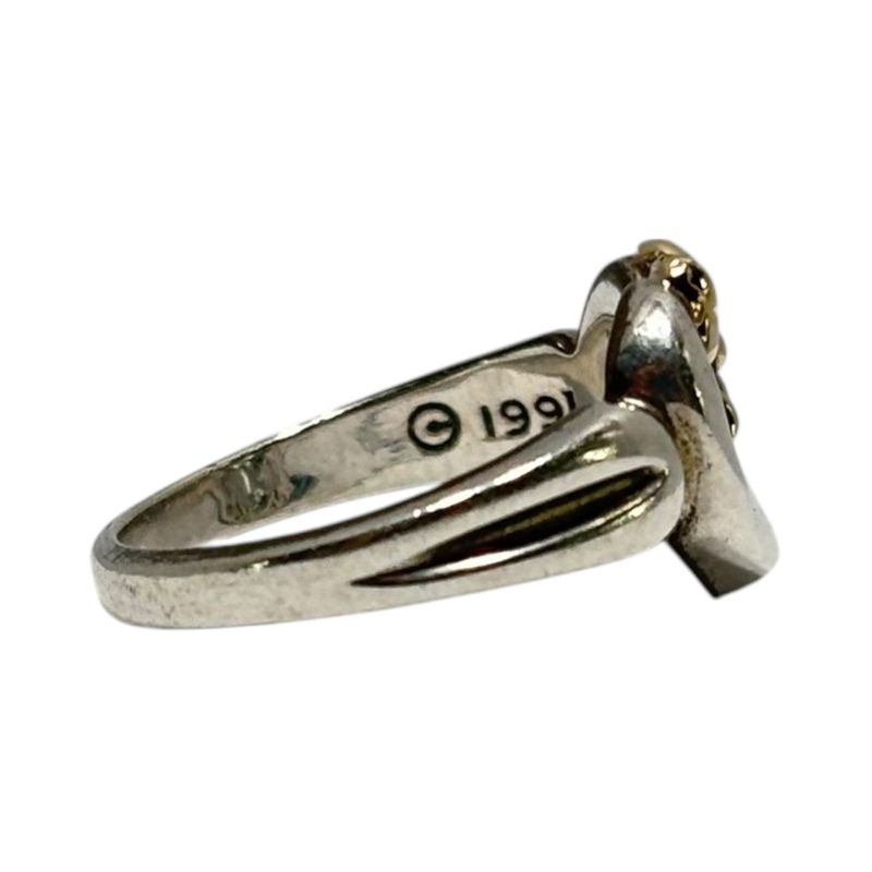 Tiffany & Co 750 925 Open Heart Ribbon Ring Open Heart Ribbon Ring Size 9