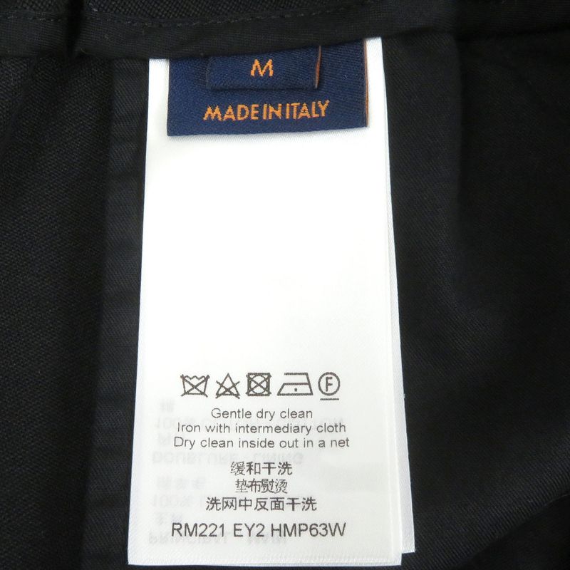 Louis Vuitton 22SS LV Logo Embroidery Basketball Tailored Shorts Black M Made