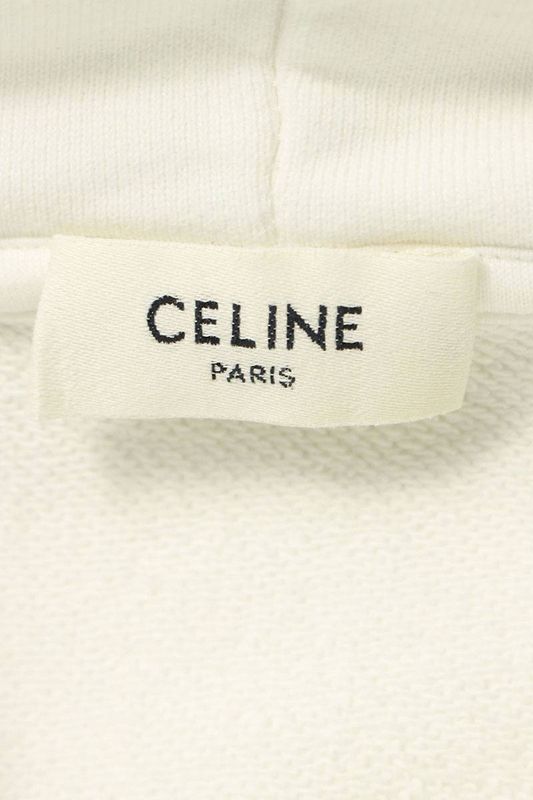 Celine 2y321670q Classic Logo Loose Pullover Hoodie Men's XXL