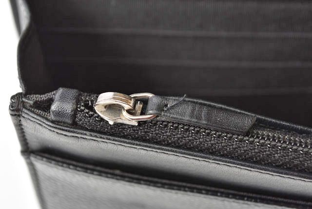 Chanel Chain Wallet Shoulder Bag Long Wallet Caviar Skin Black