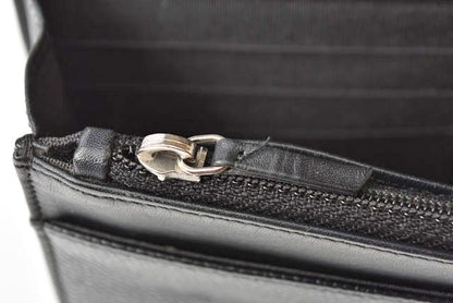 Chanel Chain Wallet Shoulder Bag Long Wallet Caviar Skin Black