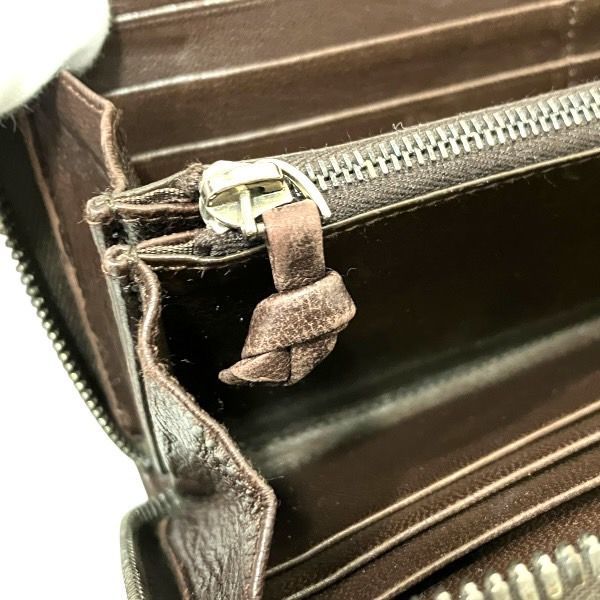 Bottega Veneta 114076-v3881-2040 Round Zipper Long Wallet Unisex