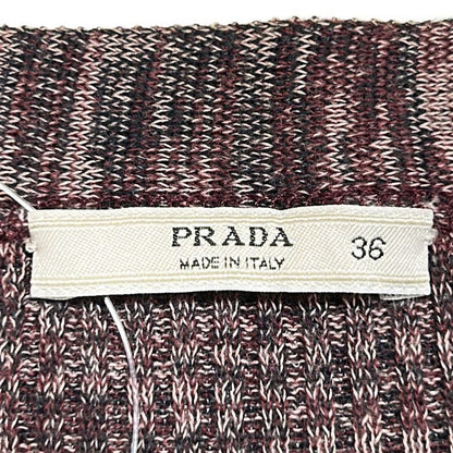 Prada Cardigan Size 36 S Women - Purple Light Purple And Dark Grey Long Sleeves