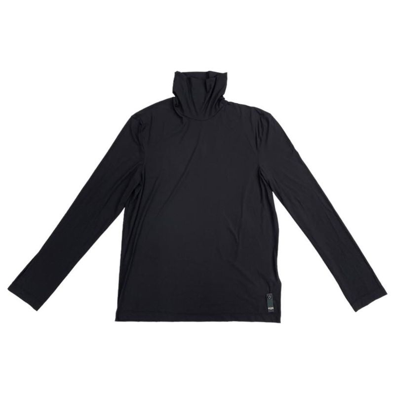 Fendi Long Sleeve High Neck Cut and Sewn Fy0983 Ah19 F0qa1 M Size Logo Plate