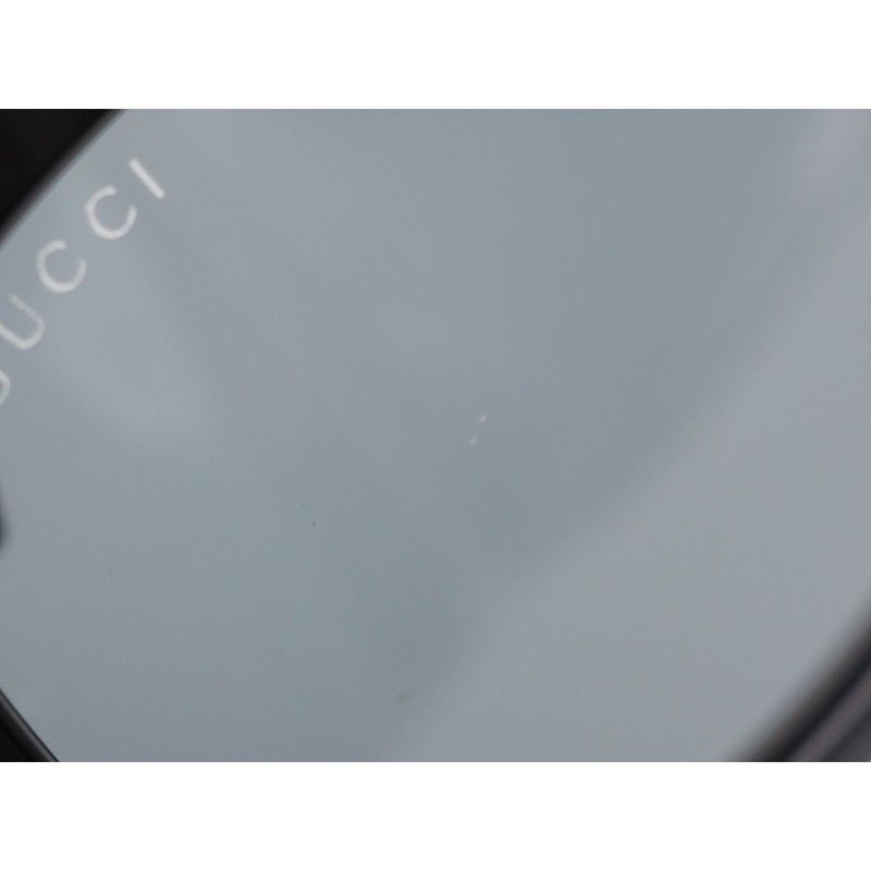 Gucci Eyewear Sunglass Es Square Shape Black Gold Plastic Acetate Frame