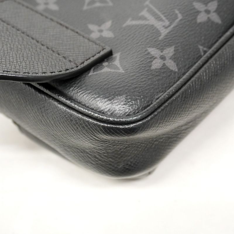 Louis Vuitton Waist Bag Taiga Llama Bum Bag Outdoor M30245 Black Men's