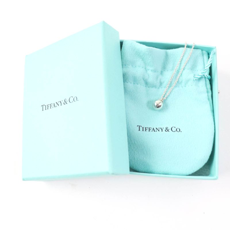 Tiffany & Co Hardware Ball Necklace Ag925 Accessories Silver With
