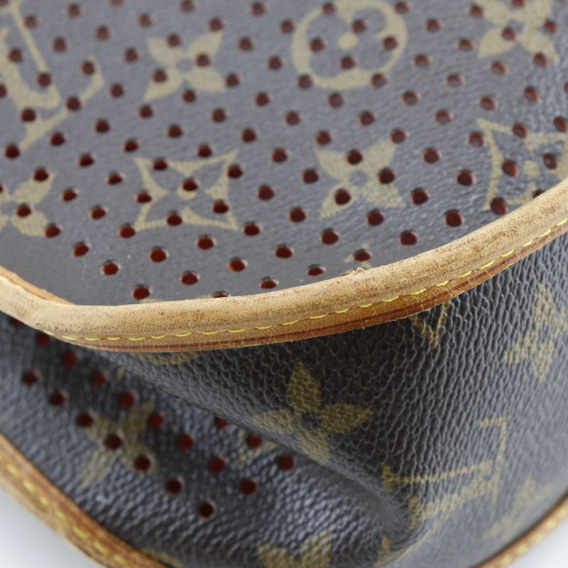 Louis Vuitton Musette M95174 X Monogram Perfo Brown/orange Th0046 Ladies