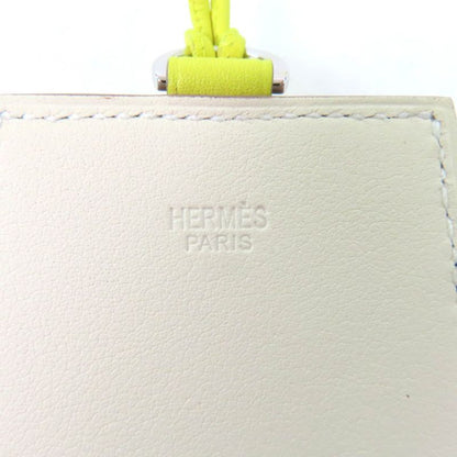 Hermes Monpty Kelly GM Lime Cles Swift Gold Hardware Necklace With Box And