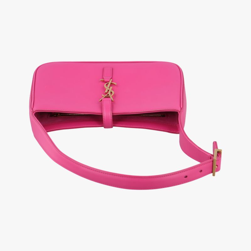 Yves Saint Laurentyves Saint Laurentle 5 A 7 Mini Hobo Rose Redleather 657228plb