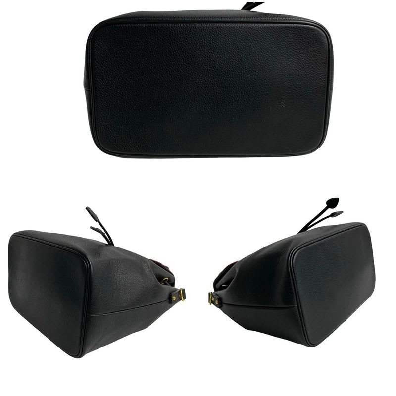 Yves Saint Laurent Vintage Logo Hardware Cutout Leather