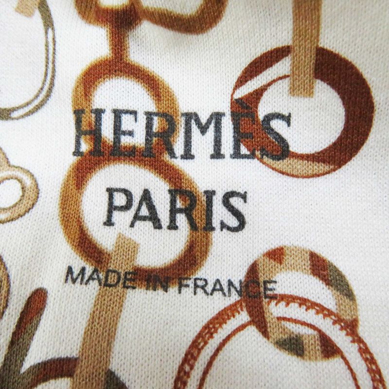 Hermes 23SS 3h4514dr Do Re Boucles Do Re Boucles 100% Cotton Short Sleeve
