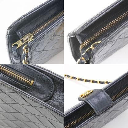 Chanel Shoulder Bag Matelasse Chain Shoulder Scratch Yes Black