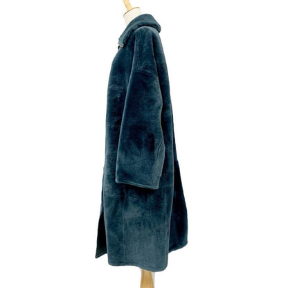 Hermes Outer Mouton Leather Green Zip Up Reversible