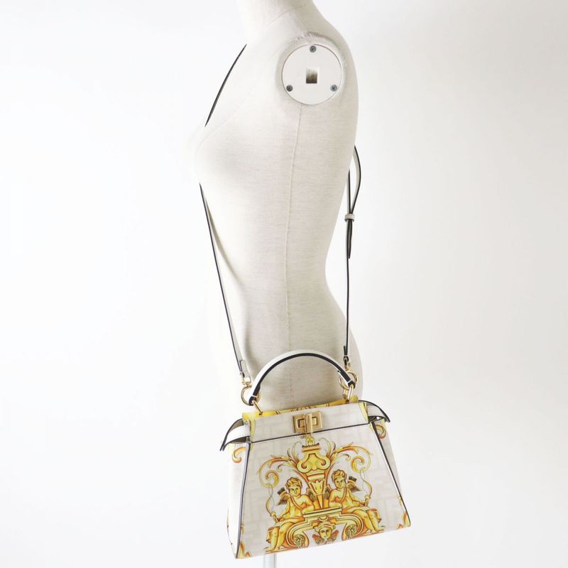 Fendace Fendi X Versace Collaboration 8bn244 Mini Peekaboo