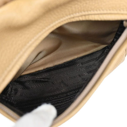 Prada Backpack Nylon Leather Beige 38ka864