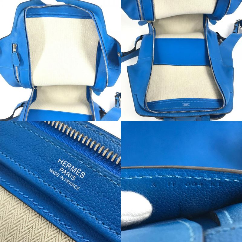 Hermes Backpack Sac Cityback 27 Cityback 27 Evercolor Blue Zanzibar Blue