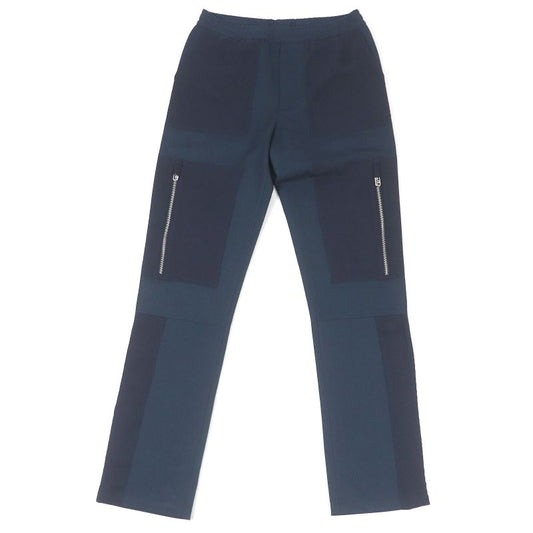 Fendi 2022 Fb0825 FF Logo Hardware Easy Pants Tapered Pants Navy 46 Made In