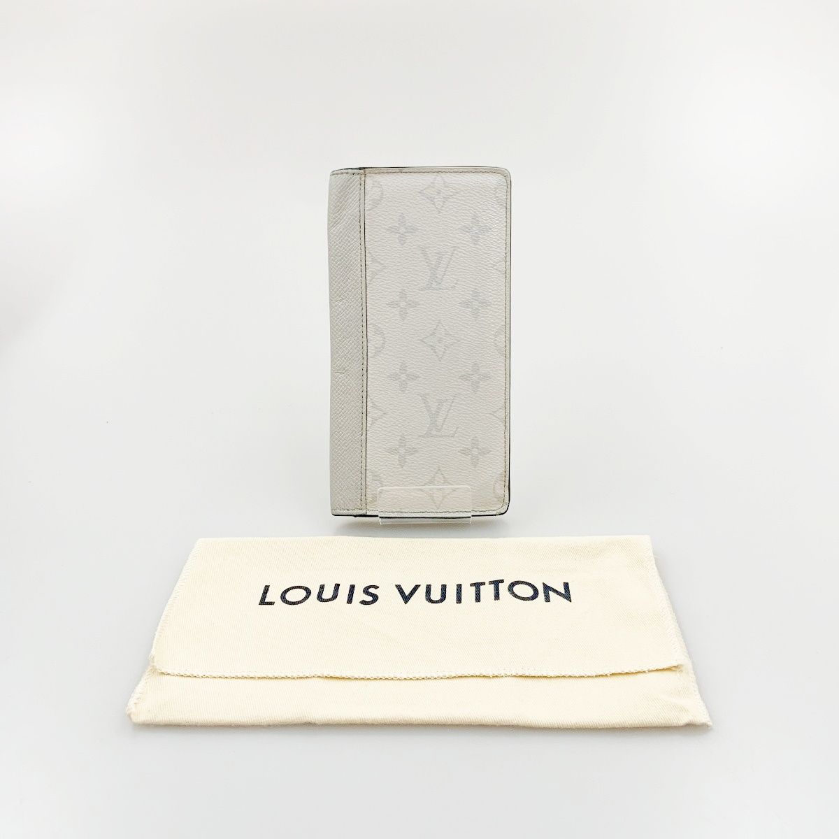 Louis Vuitton Portefeuille Brother Nm Taiga Llama Bifold Long Wallet M30889