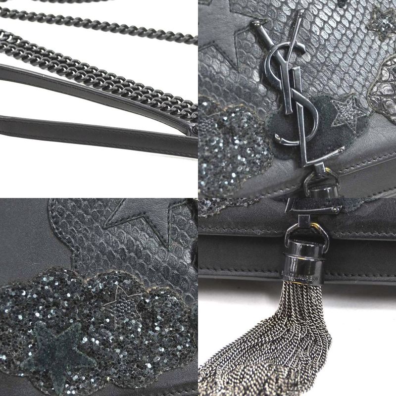 Saint Laurent Crossbody Shoulder Bag Wallet Chain
