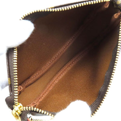 Louis Vuitton M58009 Mini Pochette Axessoire Monogram Canvas Nu Pouch Brown