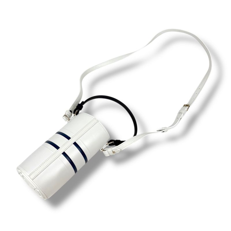 Christian DIOR Vibe Bottle Holder 2WAY Mini Shoulder Bag Navy White