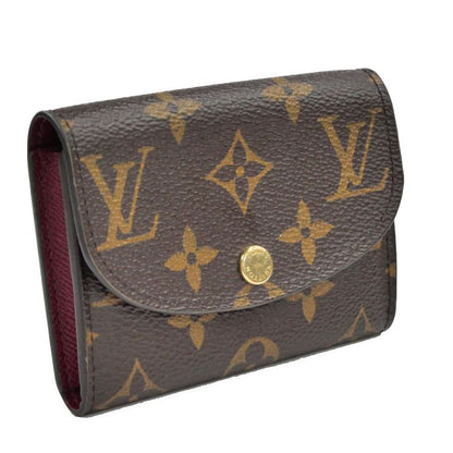 Louis Vuitton Portomone Rosalie Fuchsia Bifold Wallet Coin Case M41939