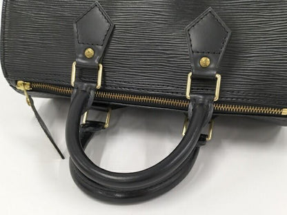 Louis Vuitton Speedy 25 Handbag Epi Noir Black M59032