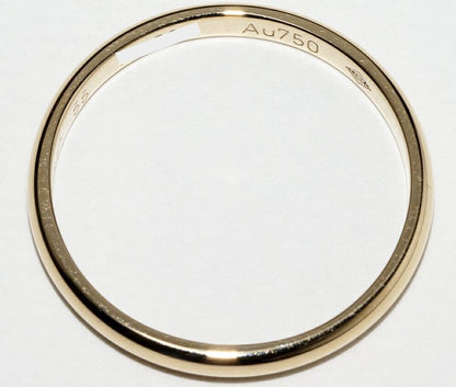 Cartier Ring 18K Yellow Gold Classic Wedding Ring 1895 Wedding Ring Width 25mm