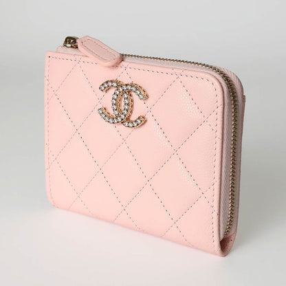 Chanel Card Case Fragment Case Pink