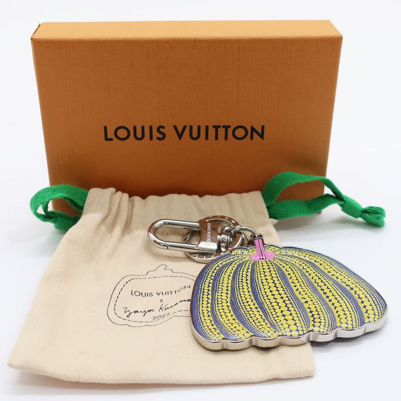 Louis Vuitton LV YK Key Holder Pumpkin Bag Charm Key-ring Pumpkin