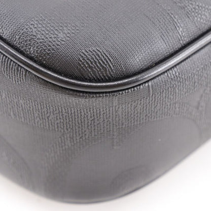 [dior] Christian Dior Vintage PVC Black Ladies Shoulder Bag