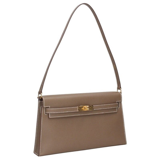 Hermes Kelly Elan Stamped K Ghardware Vomadam Etoupe Shoulder Bag Women