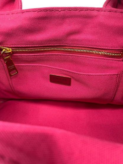 2652 Prada Canapa Tote Bag Shoulder Bag 2way Bag Pink Preowned