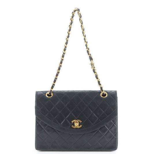 Chanel With Serial Seal Matelasse Lambskin Leather 2WAY Shoulder Bag Crossbody