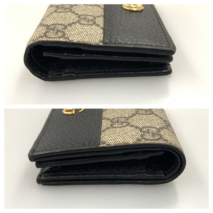 Gucci Ggmarmont GG Supreme Mini Wallet Bifold Wallet 658610 Beige X Wallet