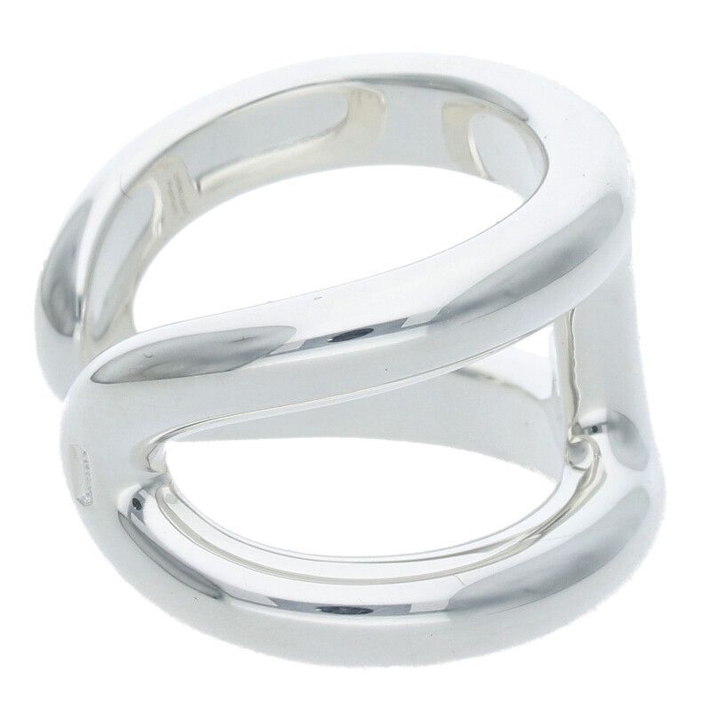 Hermes Osmose GM Osmose GM Silver Ring Men's 53 13