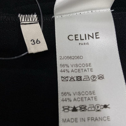 Celine Skirt Size 36 S Women - 2j056206d Black Pleated/size36