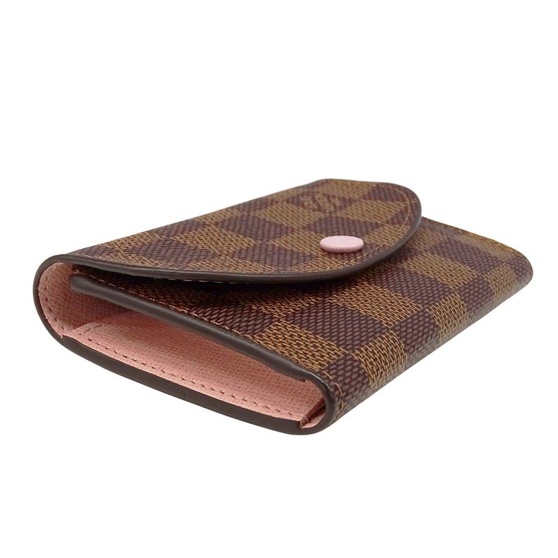 Louis Vuitton Wallet Ladies Brand Coin Case Damier Canvas Portmonnaie Rosalie