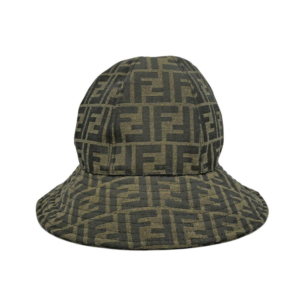 Fendi Hat Zucca Brown Black Others