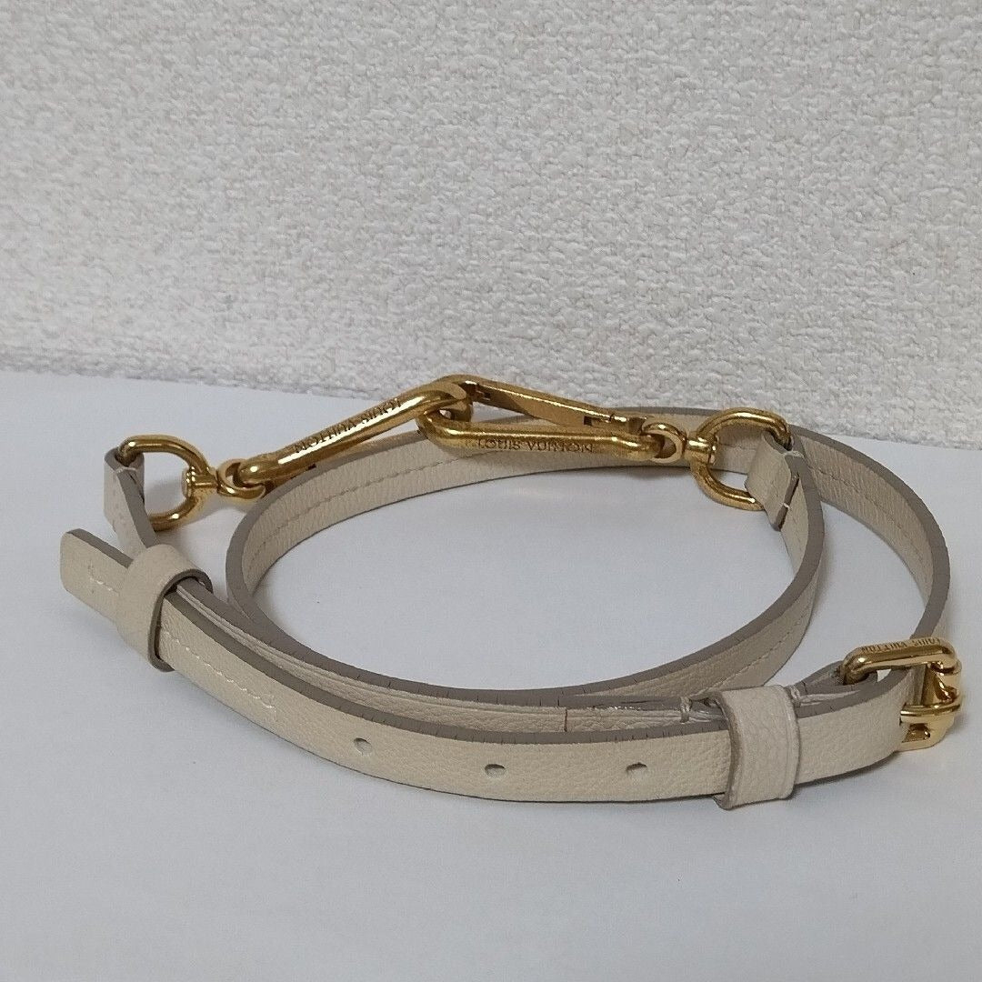 Louis Vuitton Shoulder Strap Empreinte White Adjustable