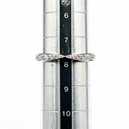 Tiffany & Co. Harmony Half Diamond Platinum Ring — view 6