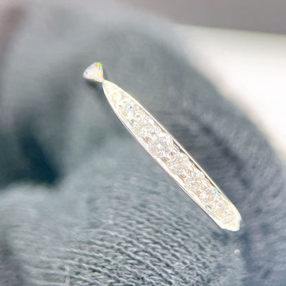 Tiffany & Co. Harmony Half Diamond Platinum Ring — view 8