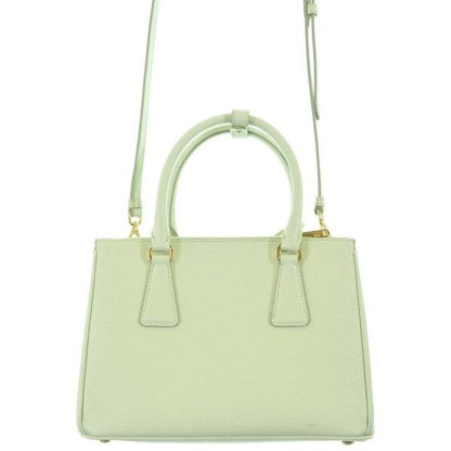 Prada Handbag Leather Green — view 2