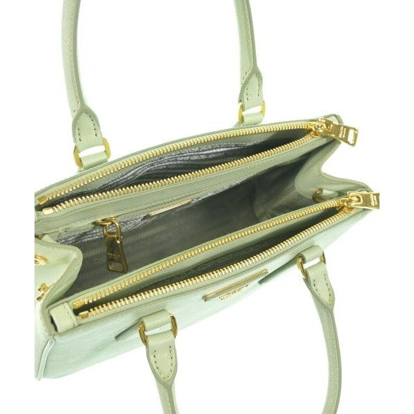 Prada Handbag Leather Green — view 4