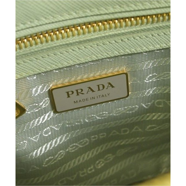 Prada Handbag Leather Green — view 5